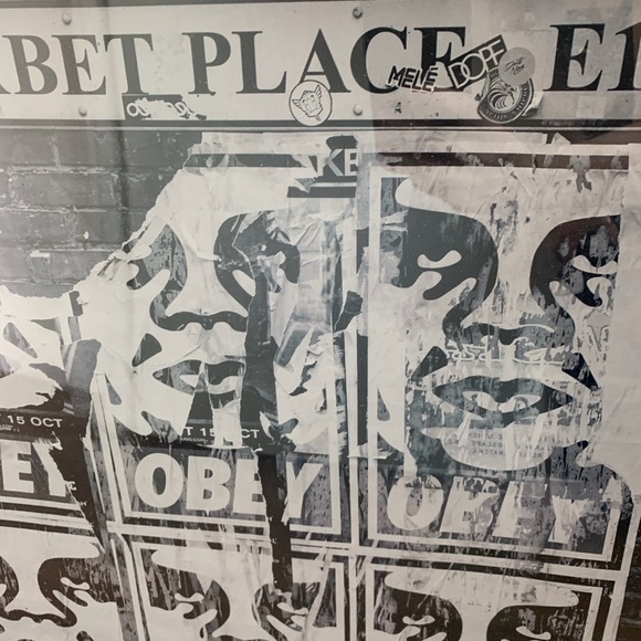Obey Shepard Fairey Framed Print - Picture 3 of 5